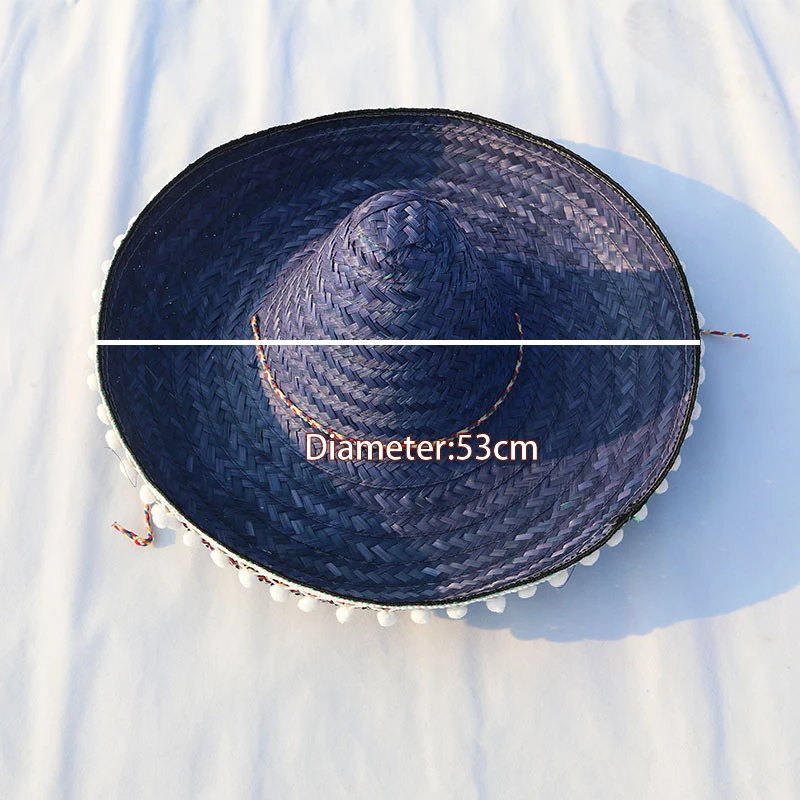 chapeau de plage bleu